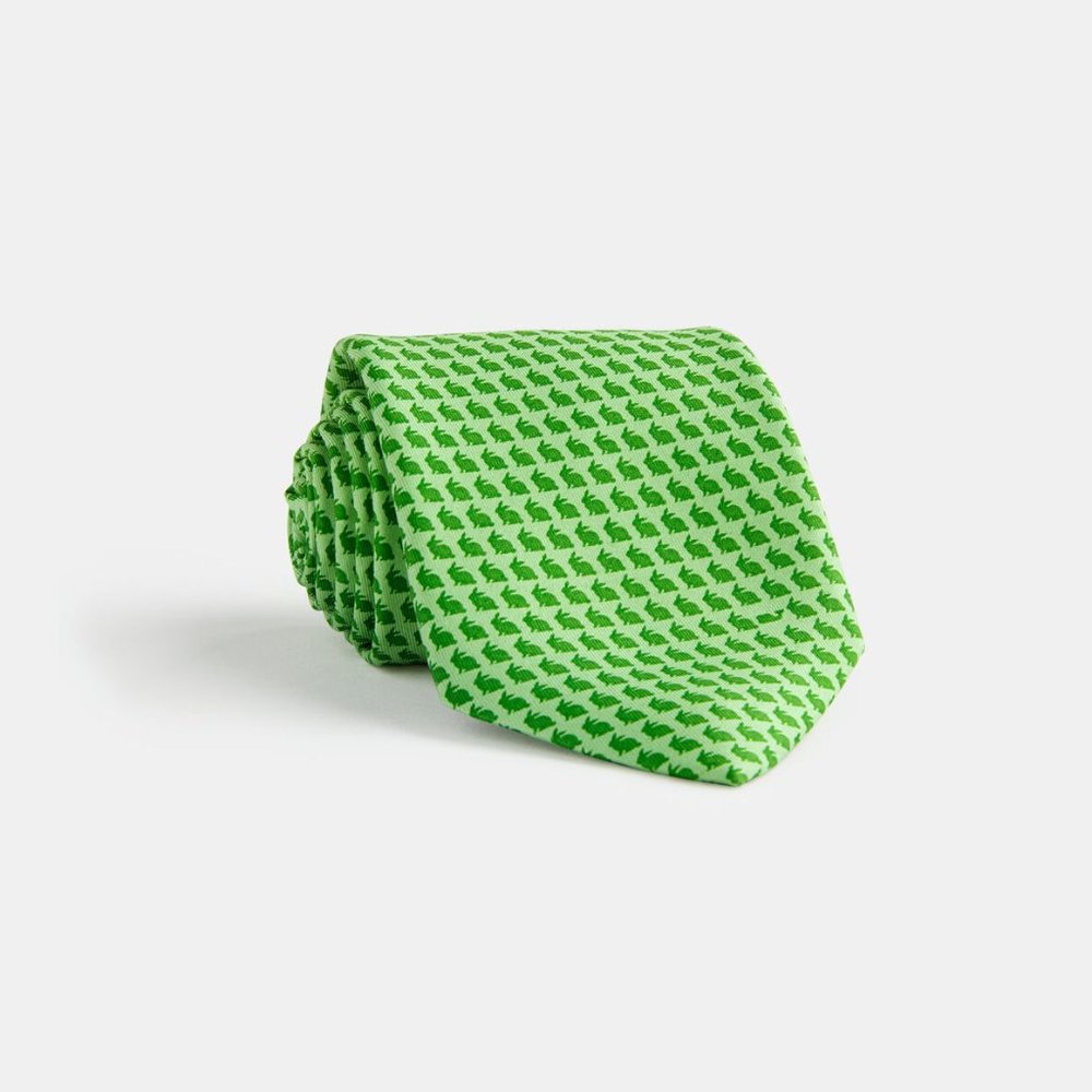 NWT - Boys Preppy Easter Bunnies Printed Tie